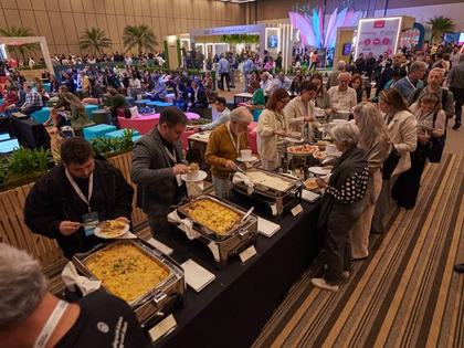Salão do jantar de speakers do WeCann Summit